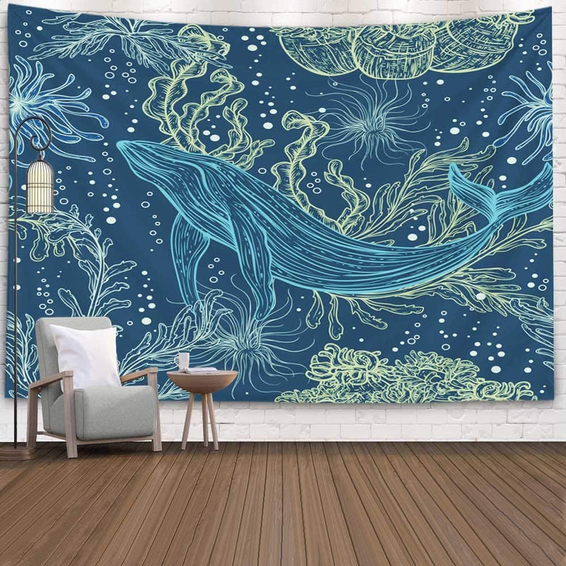 The Blue Whale Tapestry - Tapestry Girls
