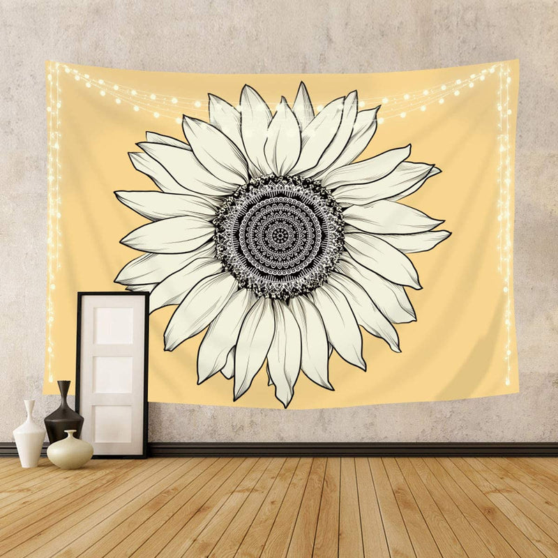 The Yellow Sunflower Tapestry - Tapestry Girls