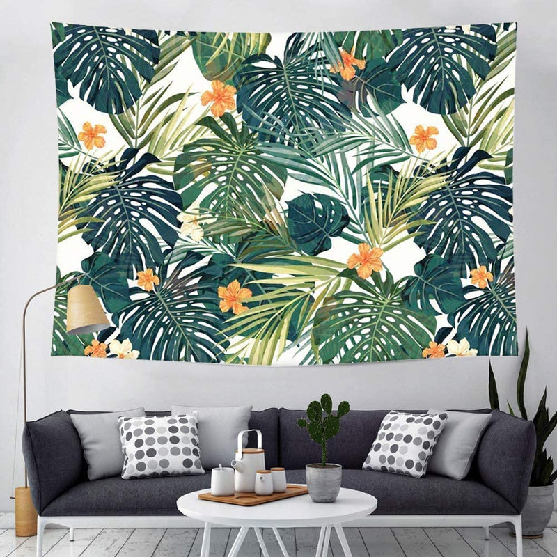 Tropical Leaves Tapestry