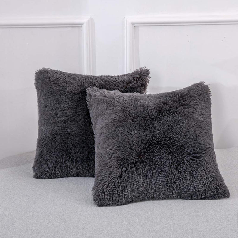 Softy Dark Grey Pillows - Tapestry Girls