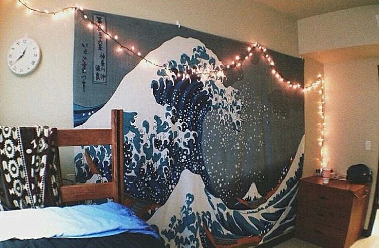 Wave Tapestry - Ocean Tapestry | Tapestry Girls