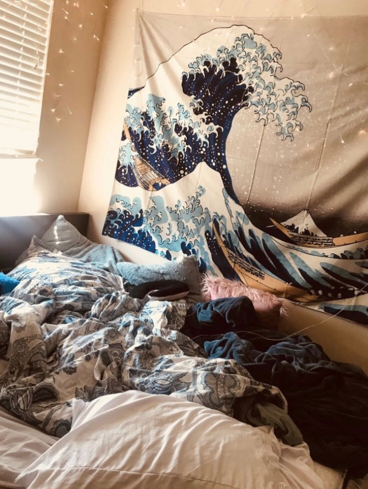 Wave Tapestry - Ocean Tapestry | Tapestry Girls