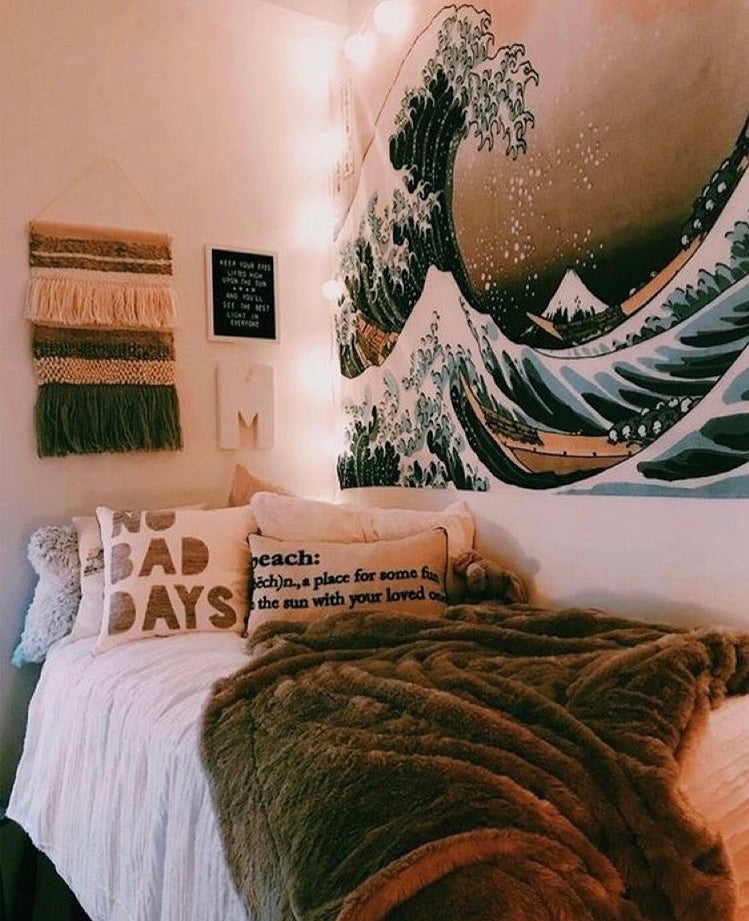 Wave Tapestry - Ocean Tapestry | Tapestry Girls