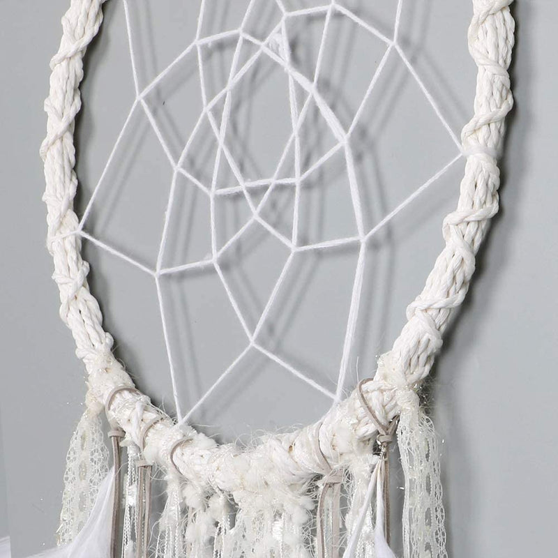White Feathered Dreamcatcher - Tapestry Girls