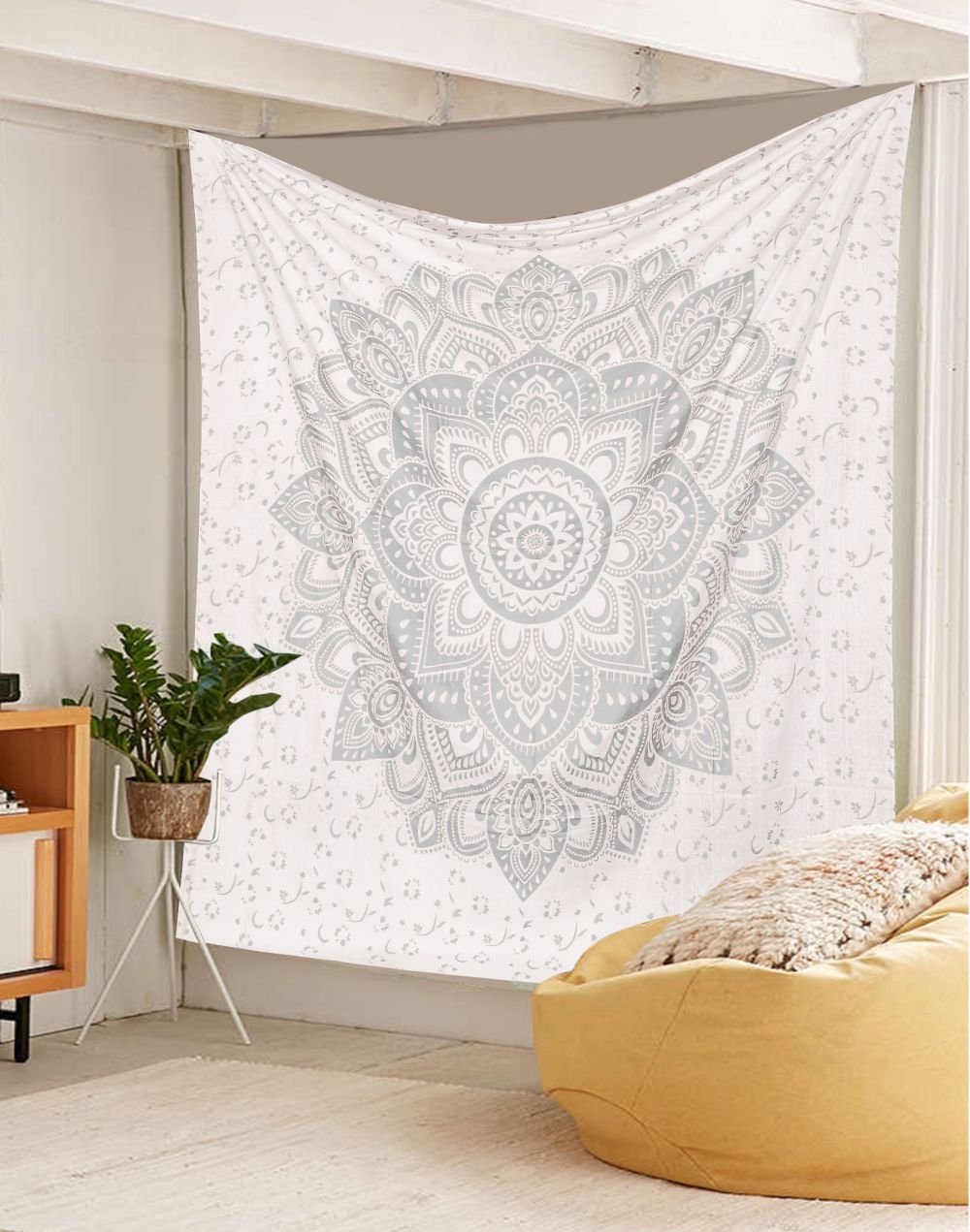 White Ombre Tapestry - Tapestry for Dorm | Tapestry Girls