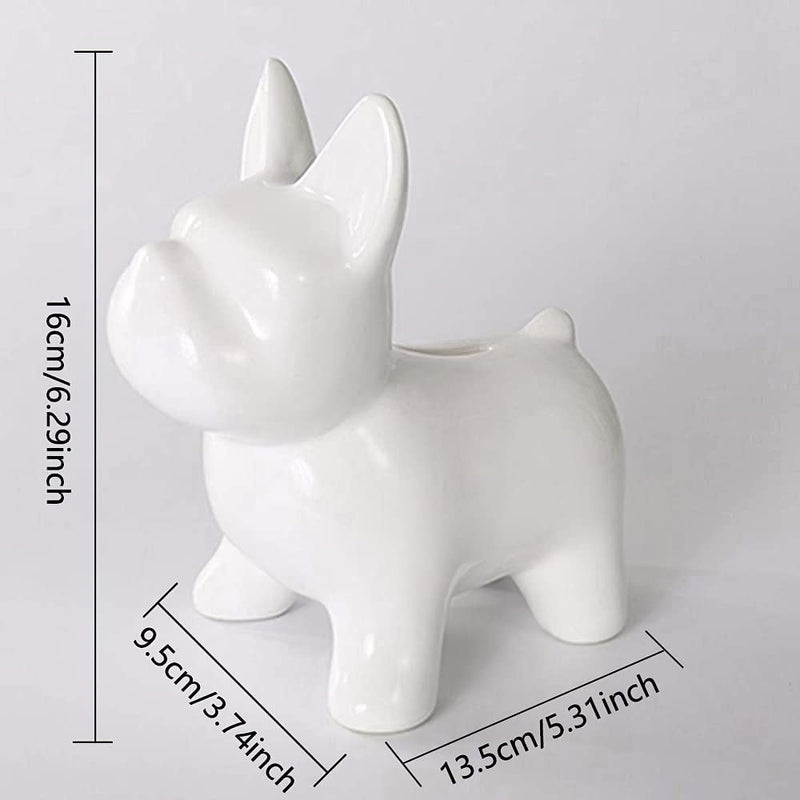 White Mini-Bank Bulldog
