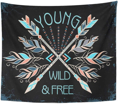Wild and Free Tapestry - Tapestry Girls