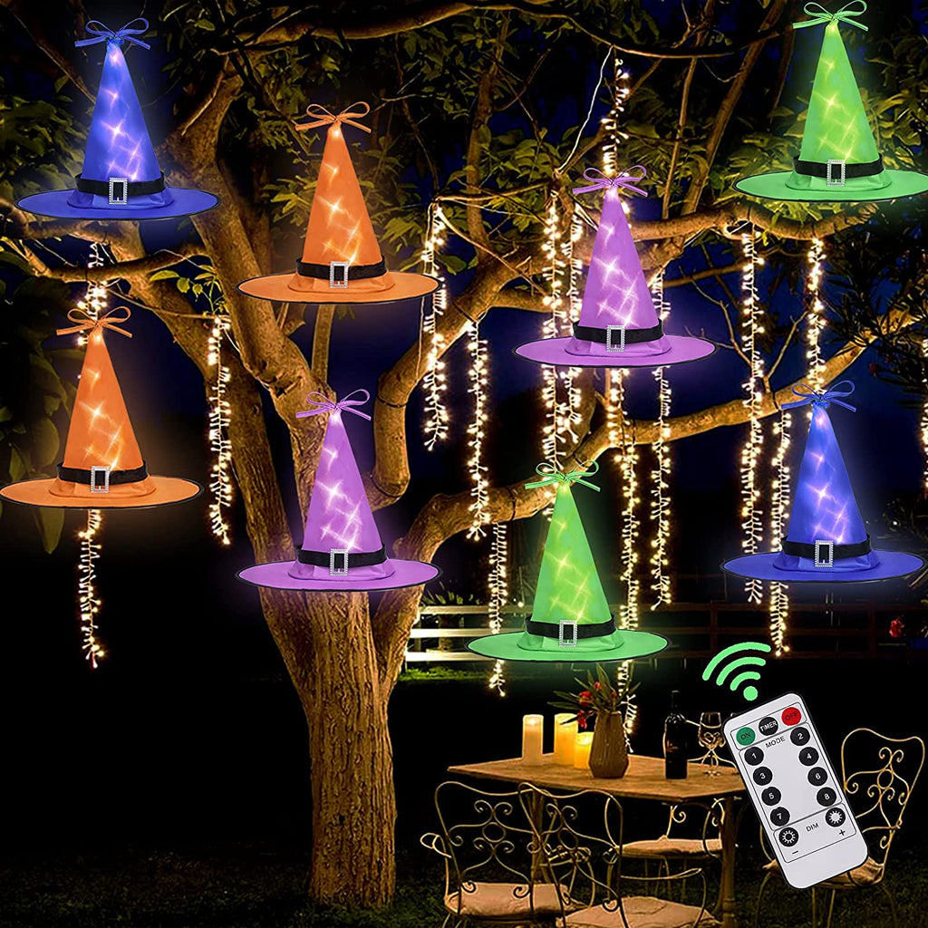 Tapestry Girls Witch Hat String Lights