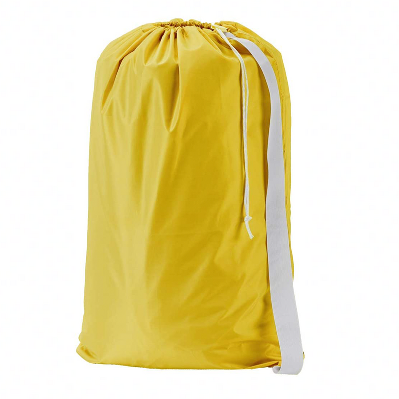 Yellow Strap Laundry Bag