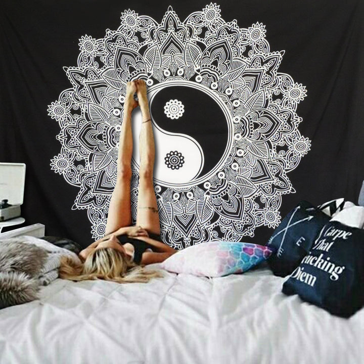 Yin Yang Tapestry - Yin Yang Mandala | Tapestry Girls