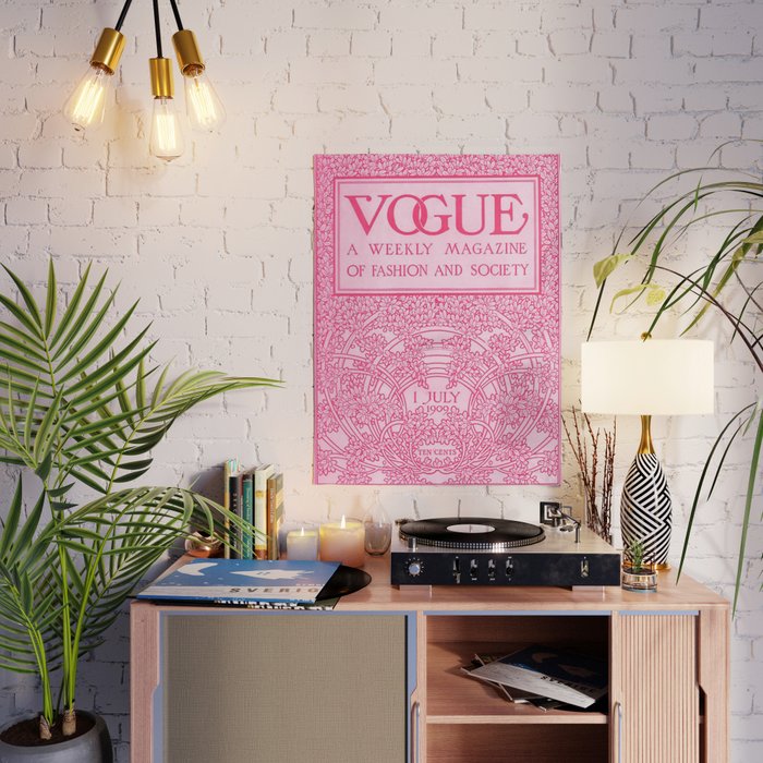 Pink V Poster - Tapestry Girls