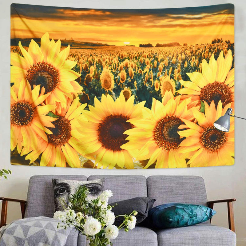 The Sunflower Field Tapestry - Tapestry Girls